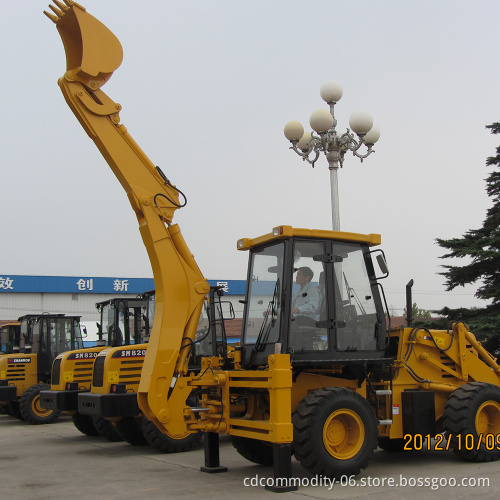 4 عجلات محرك جديد خلفي WZ30-25 Loader Backhoe مع السعر